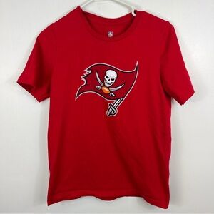 Tampa Bay Buccaneers TShirt Red NFL Football Apparel Sz Youth Large